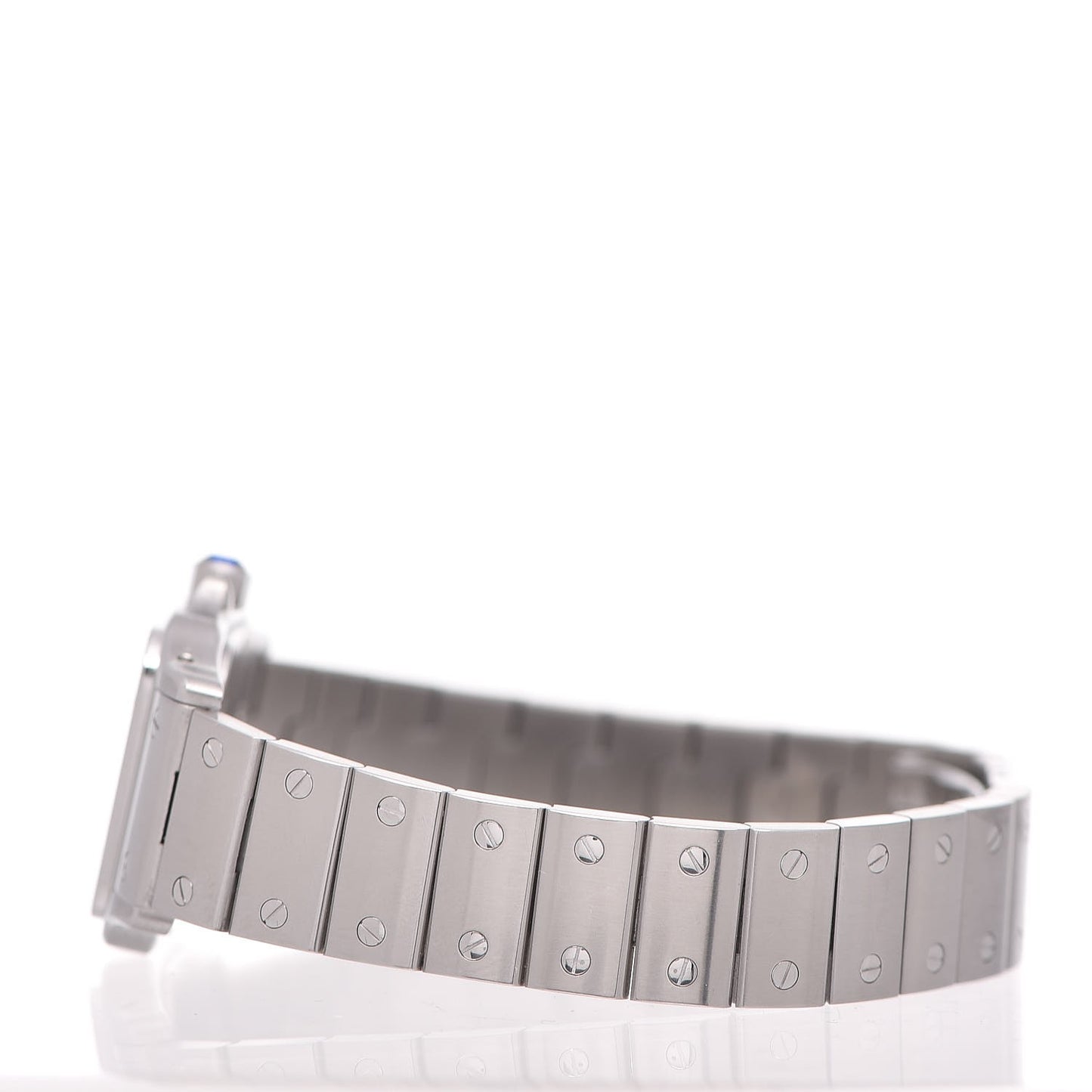 Stainless Steel 24mm Santos de Galbee Quartz Watch