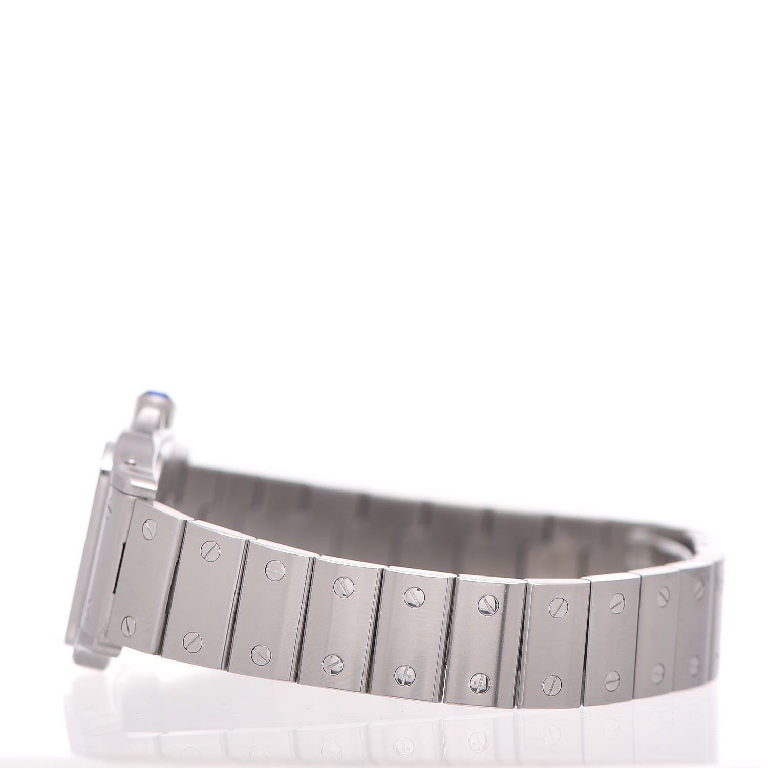 Cartier Stainless Steel 24mm Santos de Galbee Quartz Watch 5 of 10