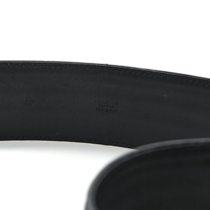 Chanel Calfskin Stitched CC Belt 105 42 Red Black 3 of 6