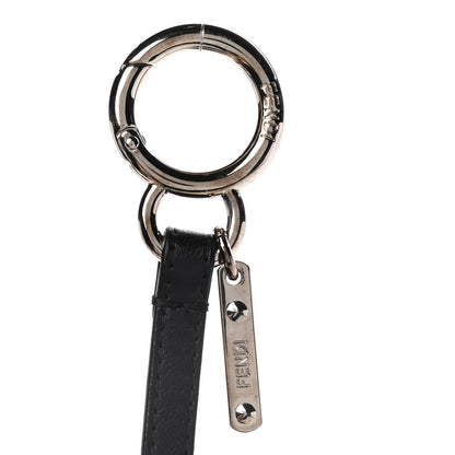 Fendi Mink Goat Fur QuTweet Cucaoo Bag Bug Charm Green White 3 of 5