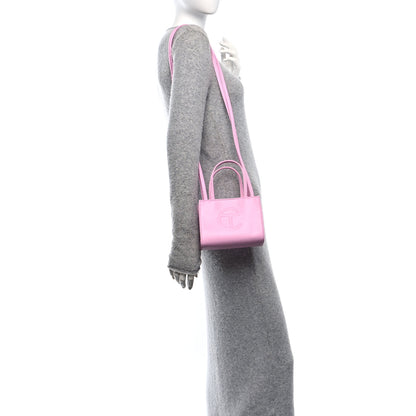 Telfar Vegan Leather Small Shopping Bag Bubblegum 2 of 10