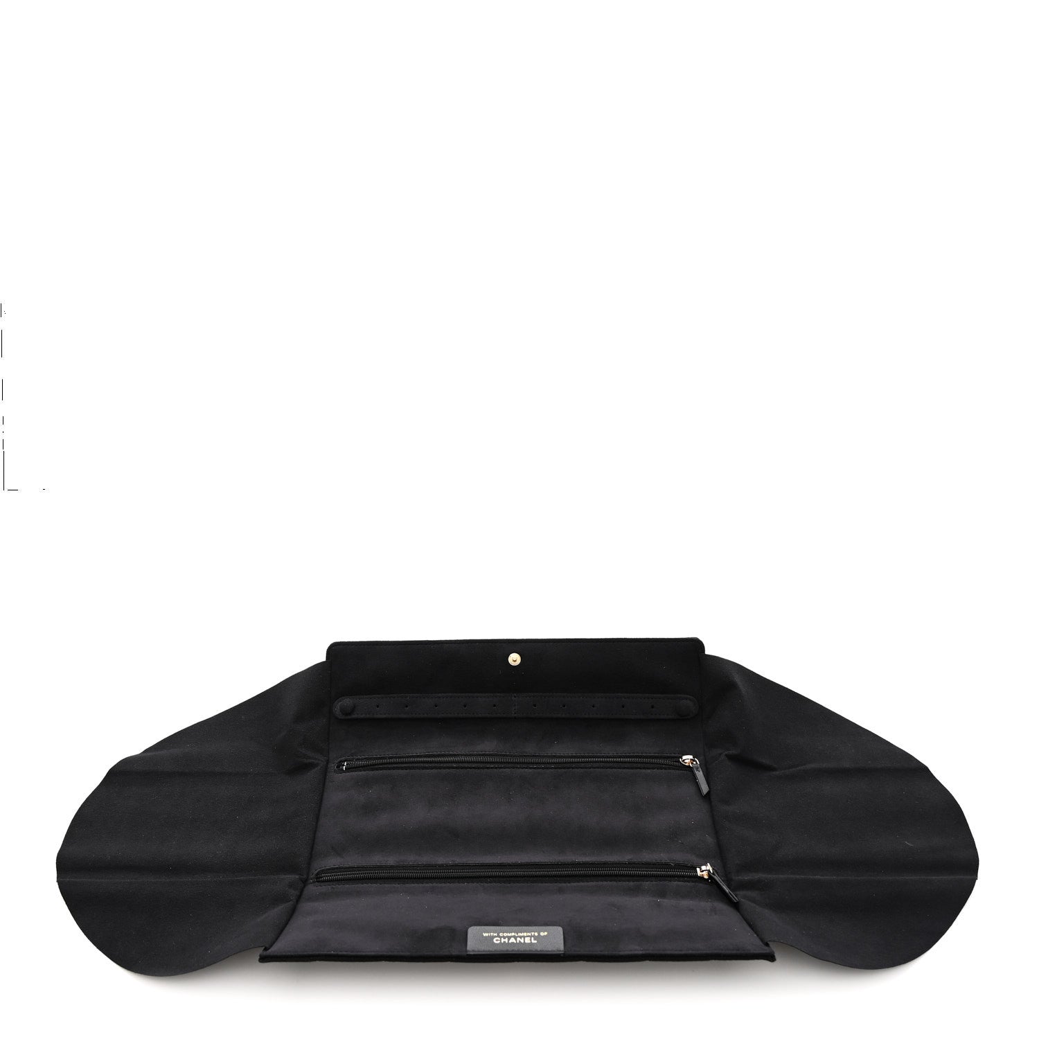 Chanel Grosgrain Quilted Jewelry Roll Case 5 of 12