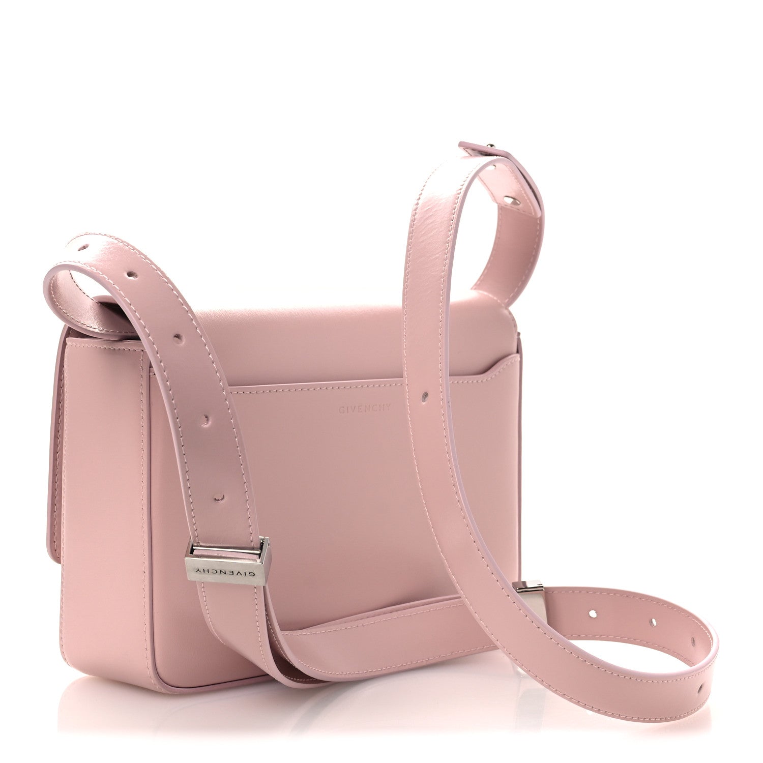 Givenchy Box Calfskin Medium 4G Shoulder Bag Blush Pink 1814022