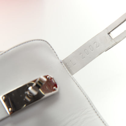 Hermes Calfskin Oz Mules 36.5 White 10 of 11