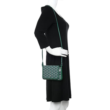 Goyard Goyardine Plumet Wallet Clutch Green 2 of 14