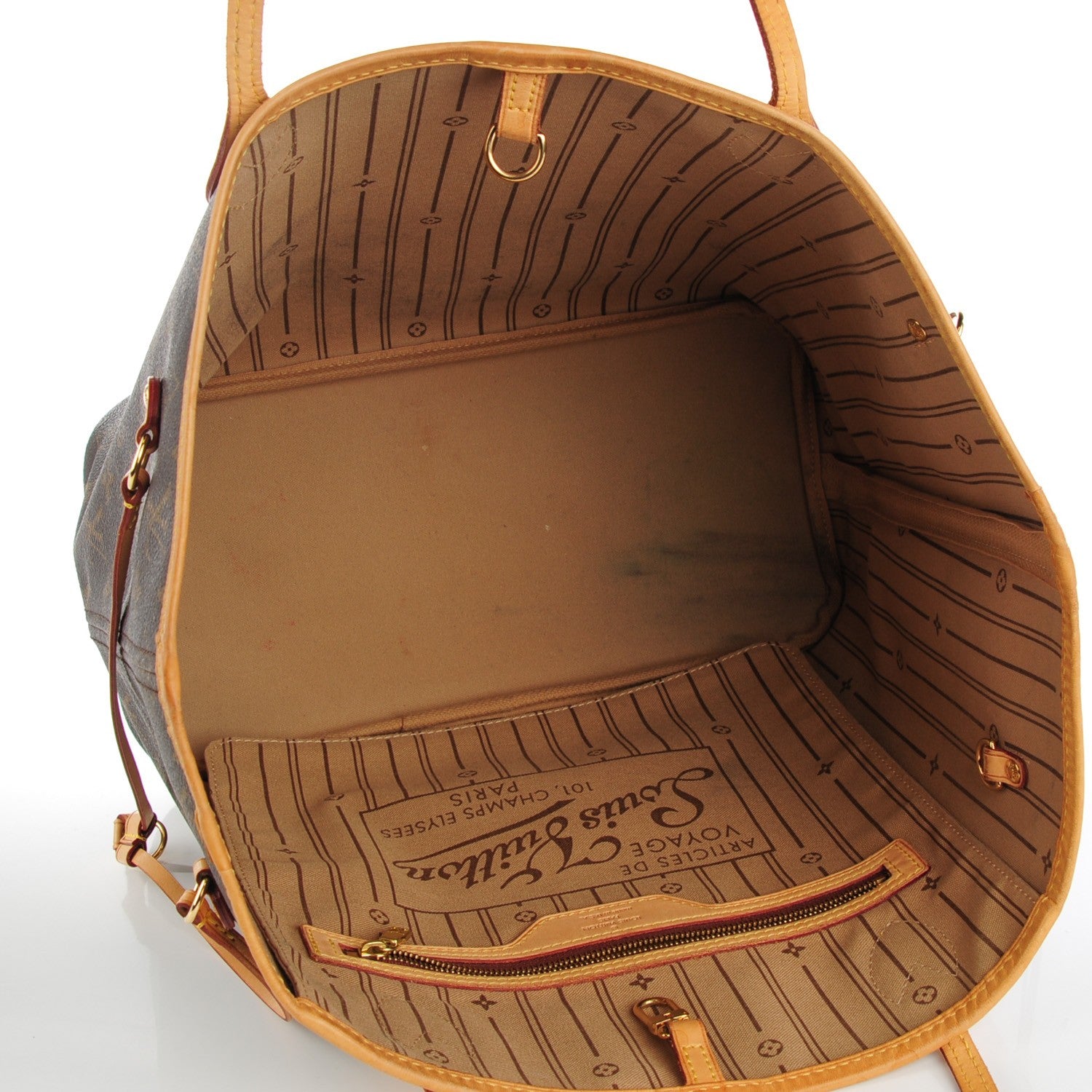 Louis Vuitton Monogram Neverfull MM 5 of 9