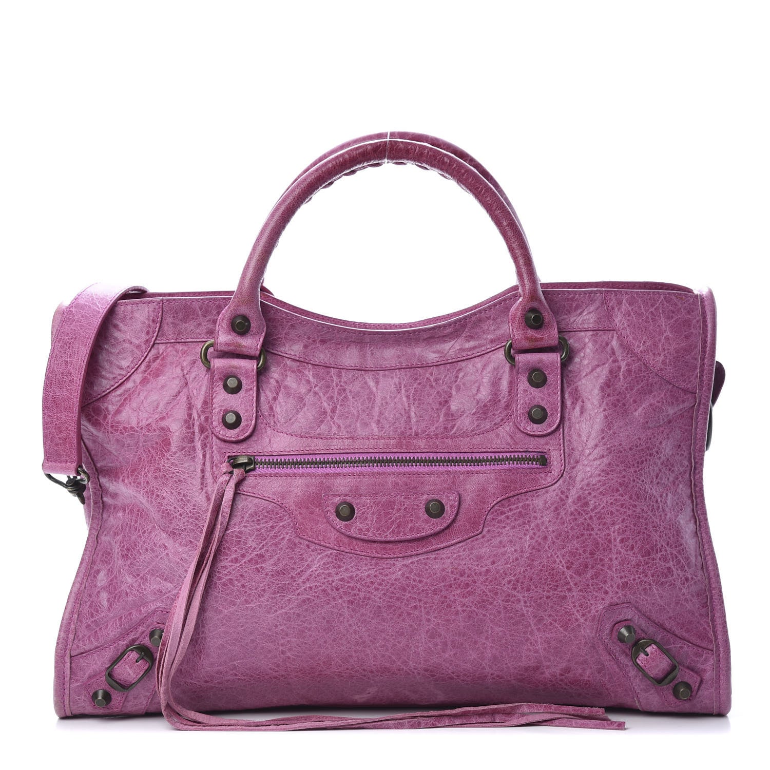 Balenciaga Agneau Classic Hardware City Magenta 1 of 15