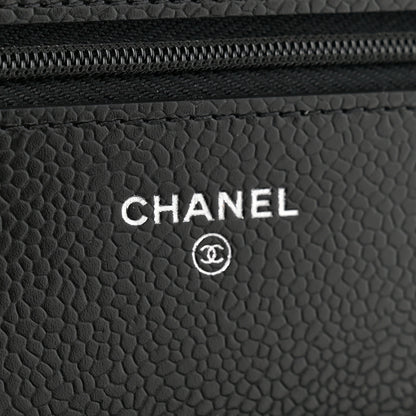 Chanel Caviar Quilted Wallet on Chain WOC Black 6 of 11