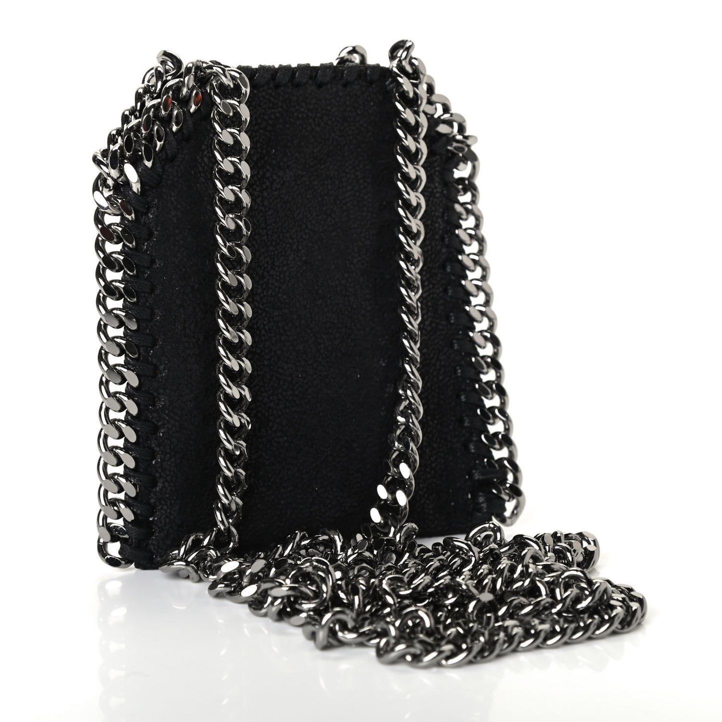 Shaggy Deer Micro Falabella Tote Black