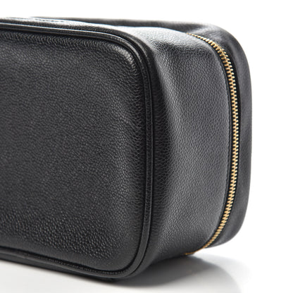 Chanel Caviar Vanity Cosmetic Case Black 9 of 10