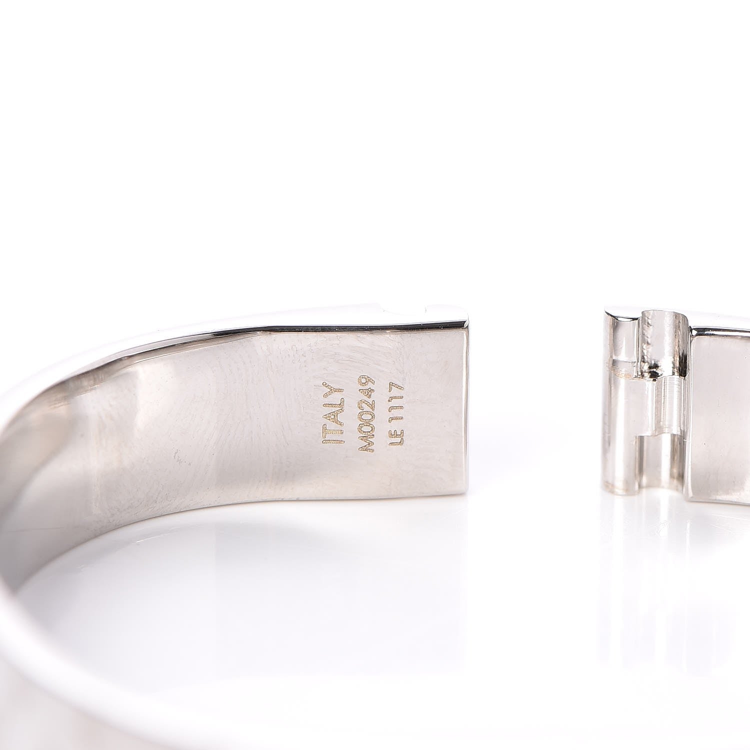 Louis Vuitton Palladium Monogram Nanogram Cuff S 5 of 7