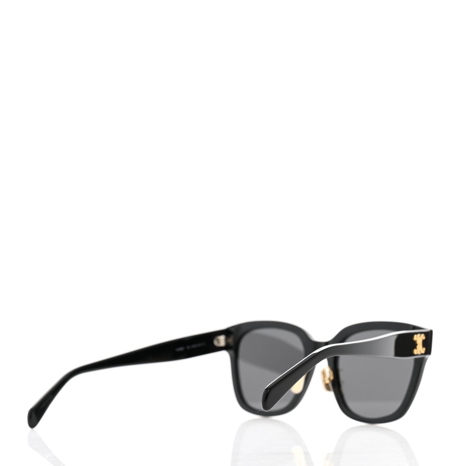 Celine Acetate Triomphe Sunglasses CL40222F Black 4 of 7