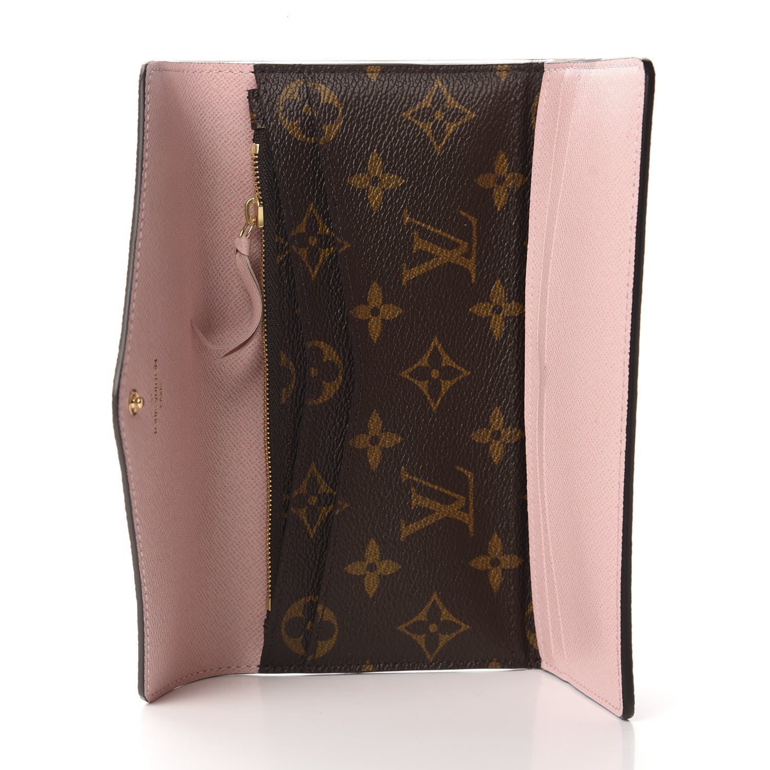 Louis Vuitton Monogram Josephine Wallet Rose Ballerine 5 of 7