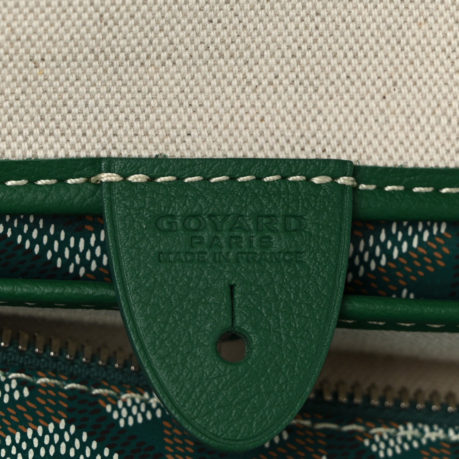 Goyard Goyardine Artois GM Green 6 of 10