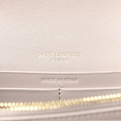 Saint Laurent Smooth Calfskin Monogram Sulpice Chain Wallet Nude 6 of 11