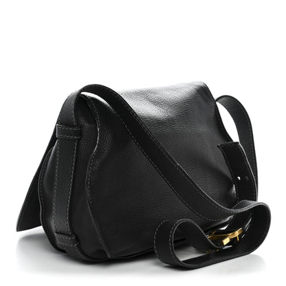 Chloe Calfskin Medium Marcie Round Crossbody Bag Black 2 of 12