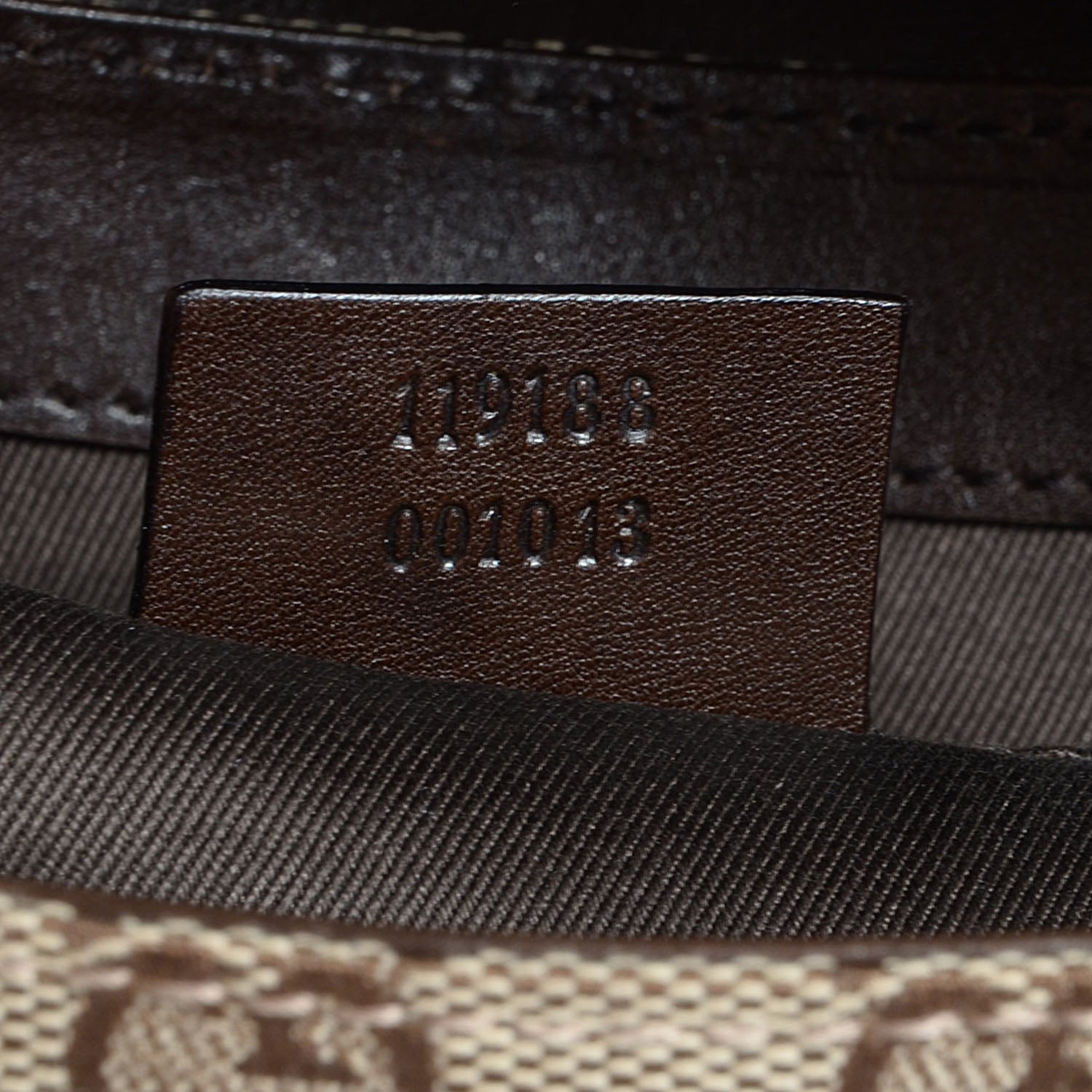Gucci Monogram Studded Large Horsebit Clutch Dark Brown 7 of 7