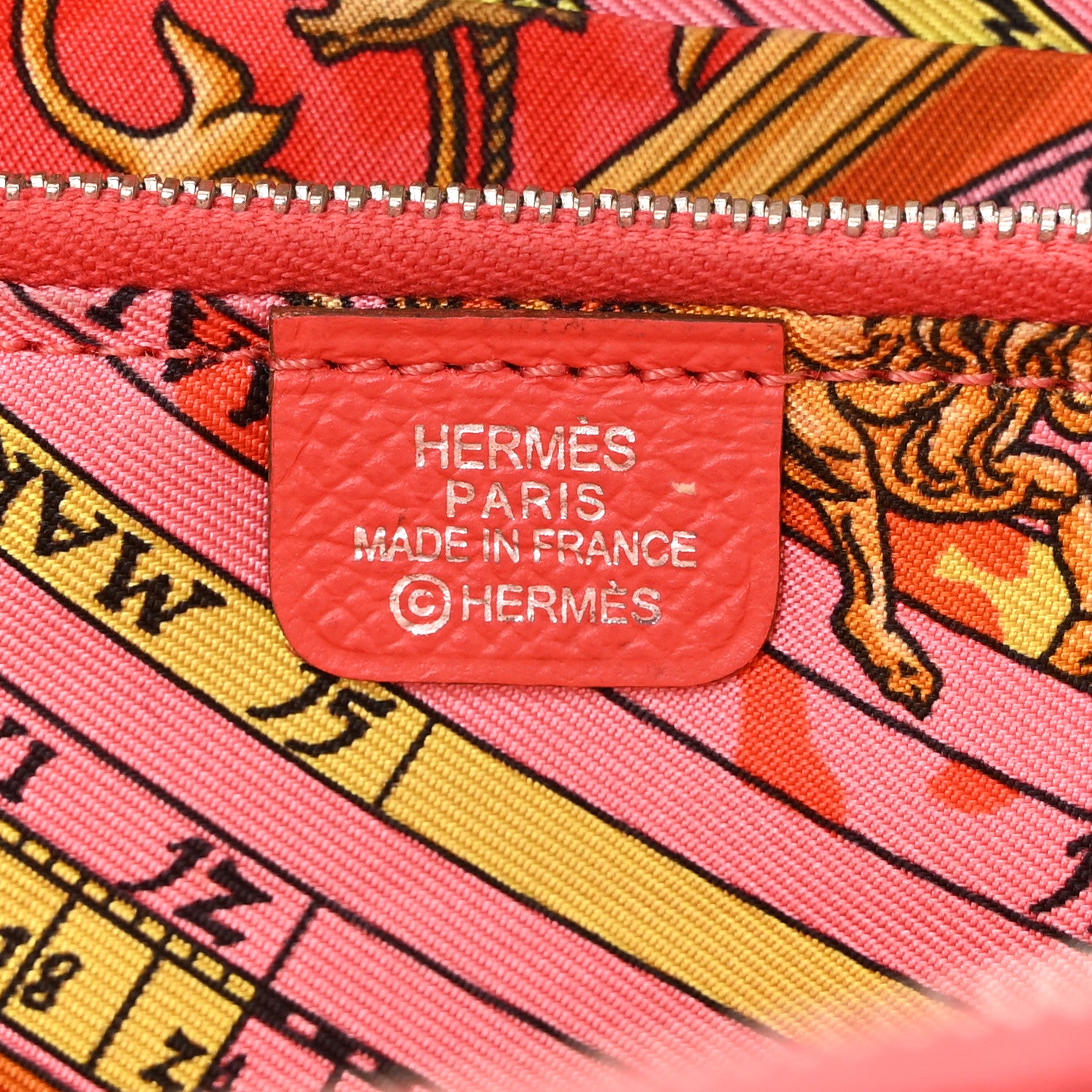 Hermes Epsom Silk'In Wallet Rose Jaipur 6 of 7