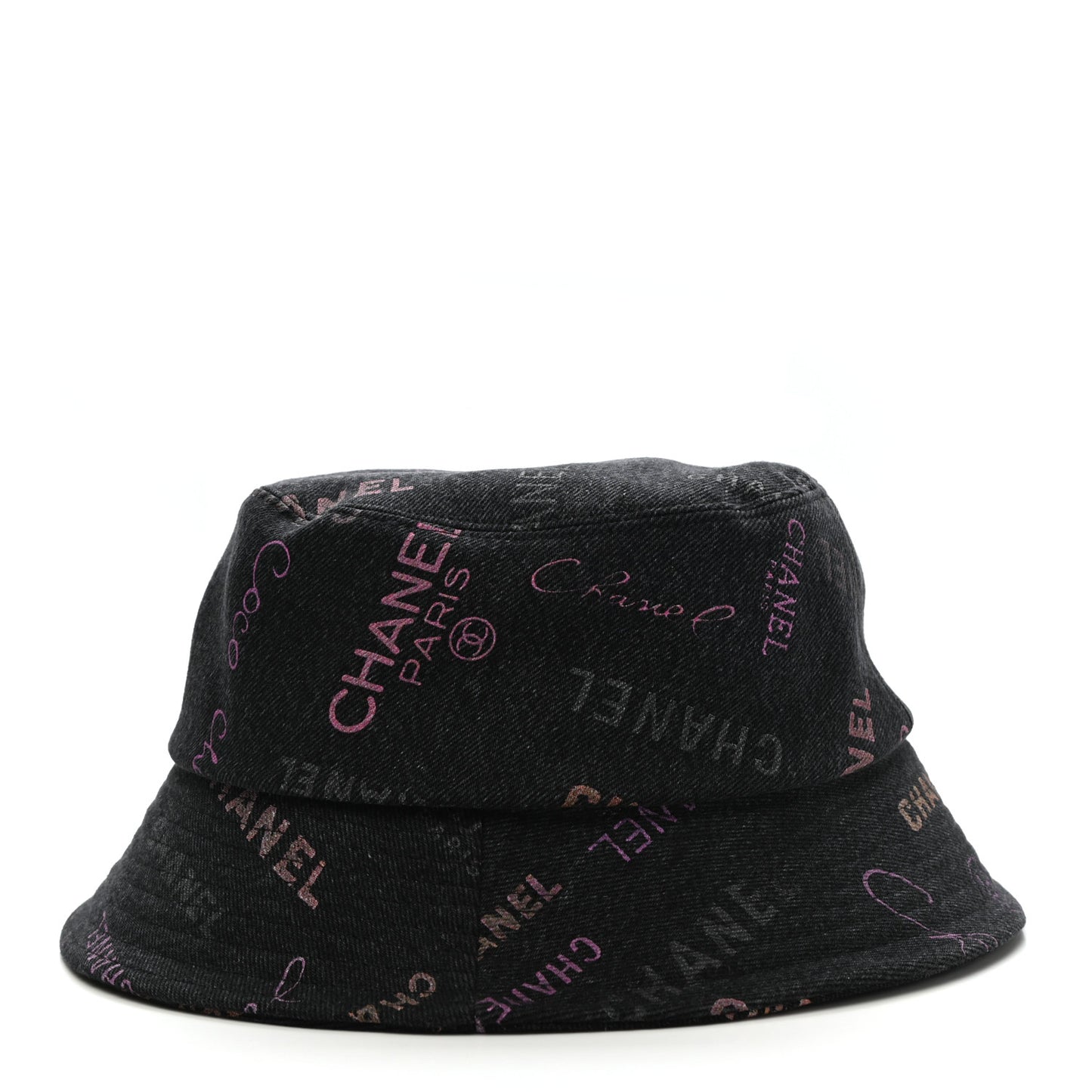 Denim Mood Cloche Bucket Hat M Black
