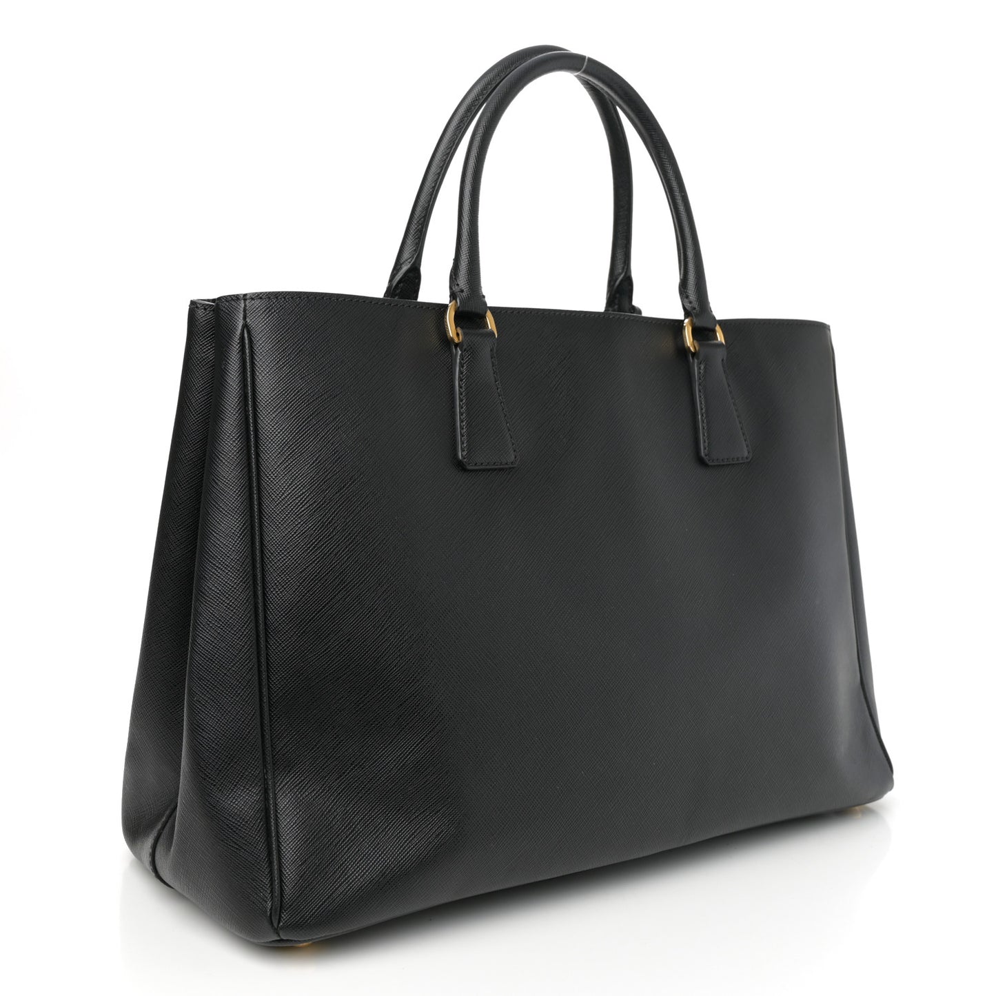 Saffiano Lux Large Tote Black
