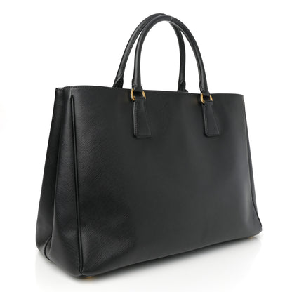 Prada Saffiano Lux Large Tote Black 3 of 10