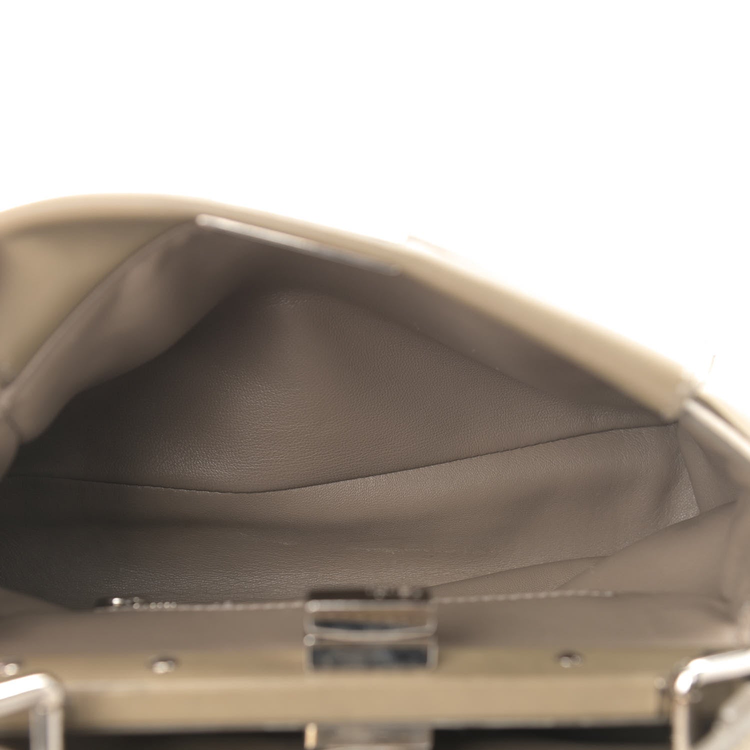 Fendi Nappa Mini Peekaboo Iconic Satchel Tortora 6 of 14