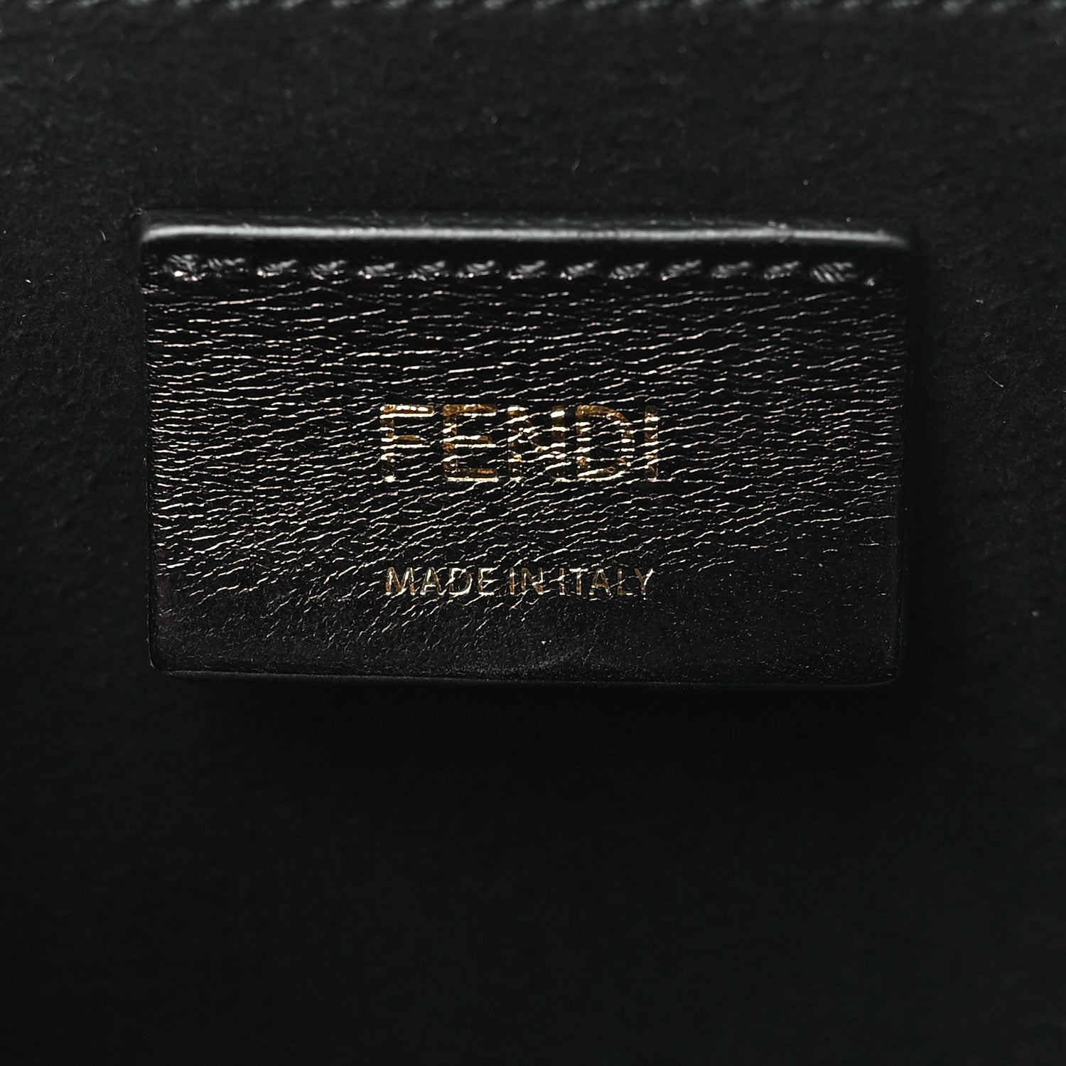Fendi Vitello Fluffy Logo Vertical Box Rosa Quarzo Black 6 of 9