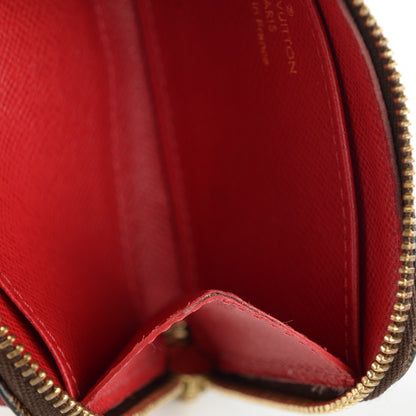 Louis Vuitton Damier Ebene Complice Trunks and Bags Key Pouch Red 3 of 12
