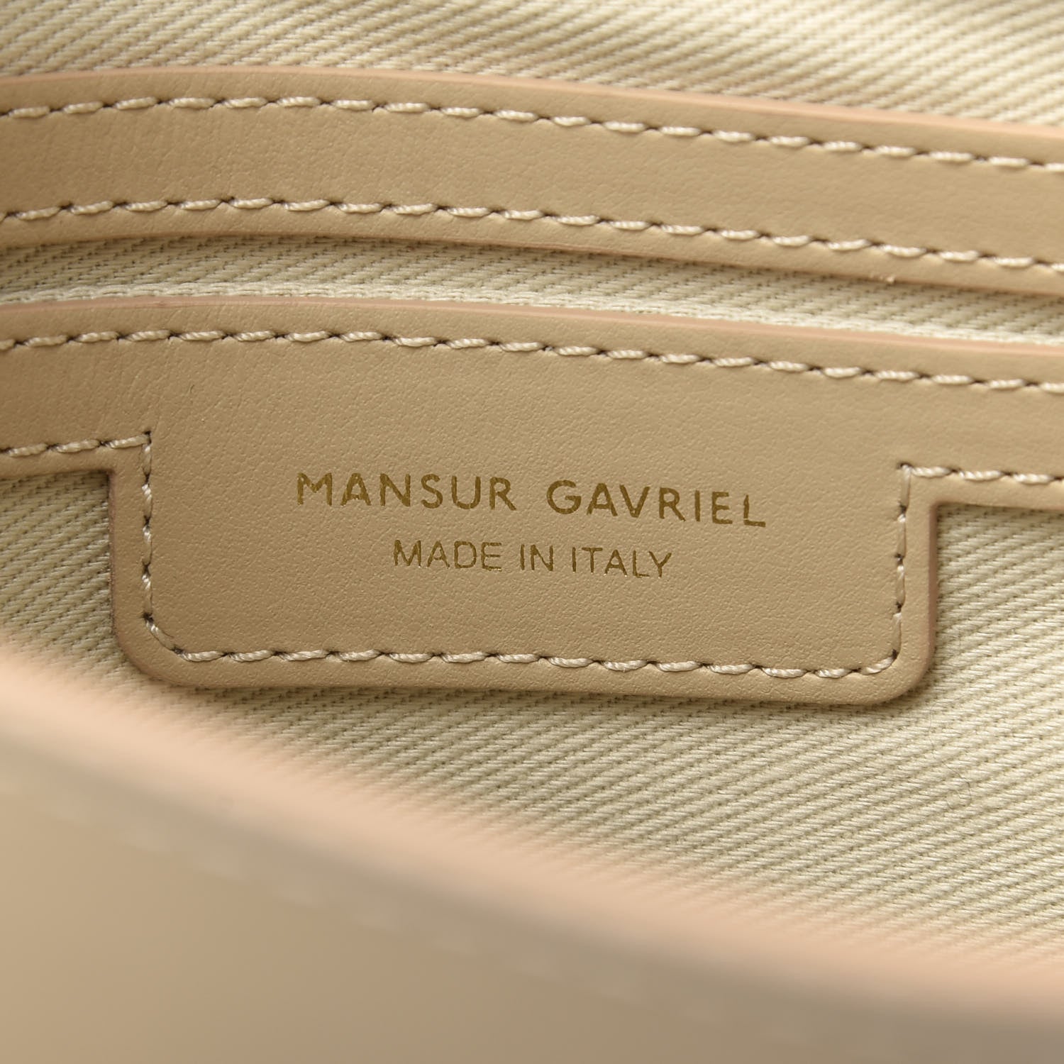 Mansur Gavriel Calfskin Flap Crossbody Bag Creme 8 of 8
