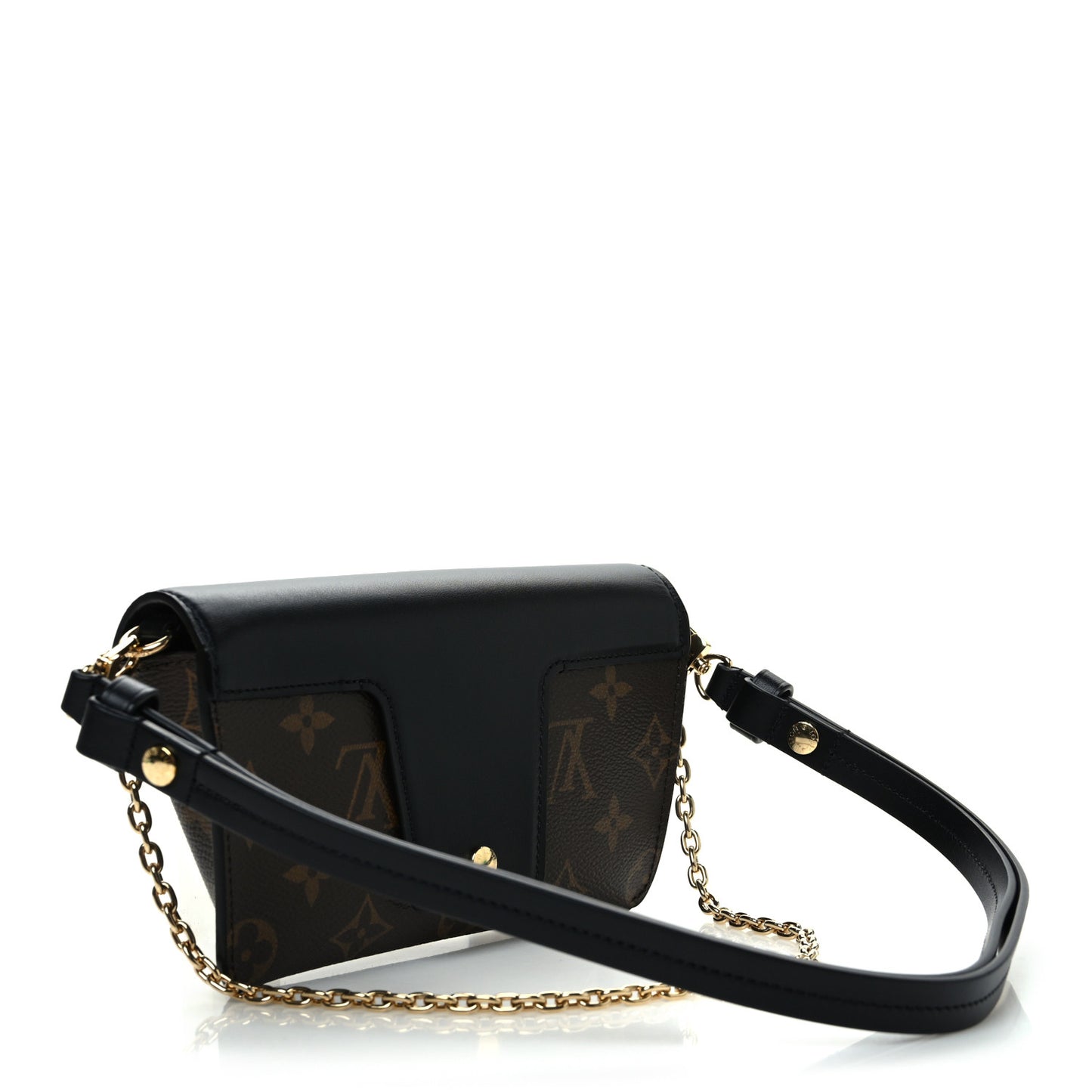 Monogram Padlock On Strap Black