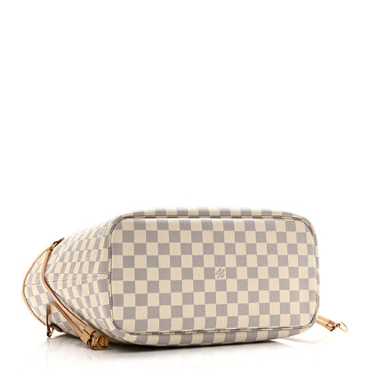 Louis Vuitton Damier Azur Neo Neverfull MM Rose Ballerine 5 of 10