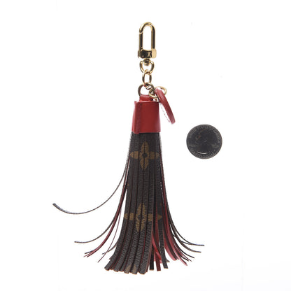 Louis Vuitton Monogram Tassel Bag Charm Red 2 of 3