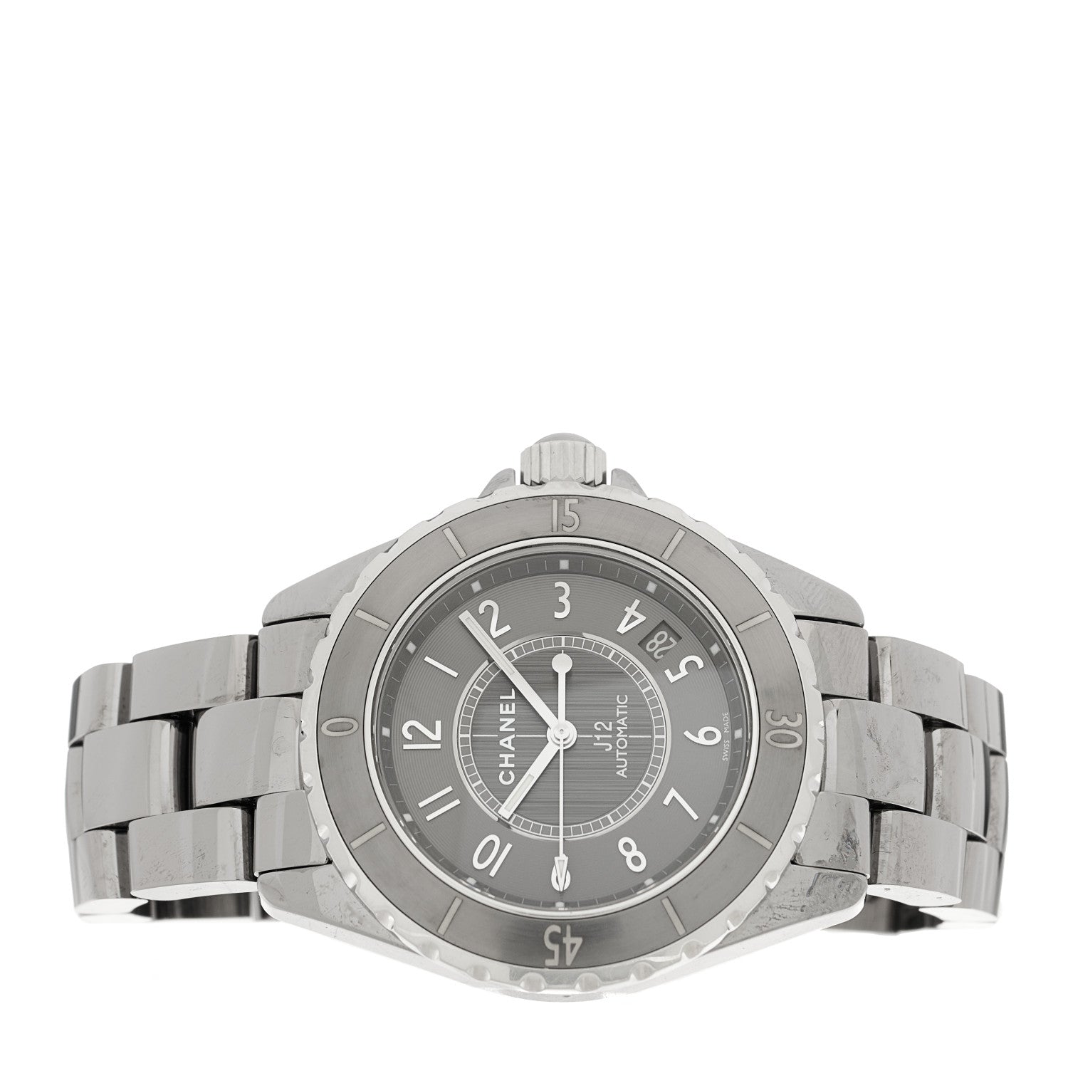 Chanel Titanium Ceramic 38mm J12 Chromatic Automatic Watch 2 of 4