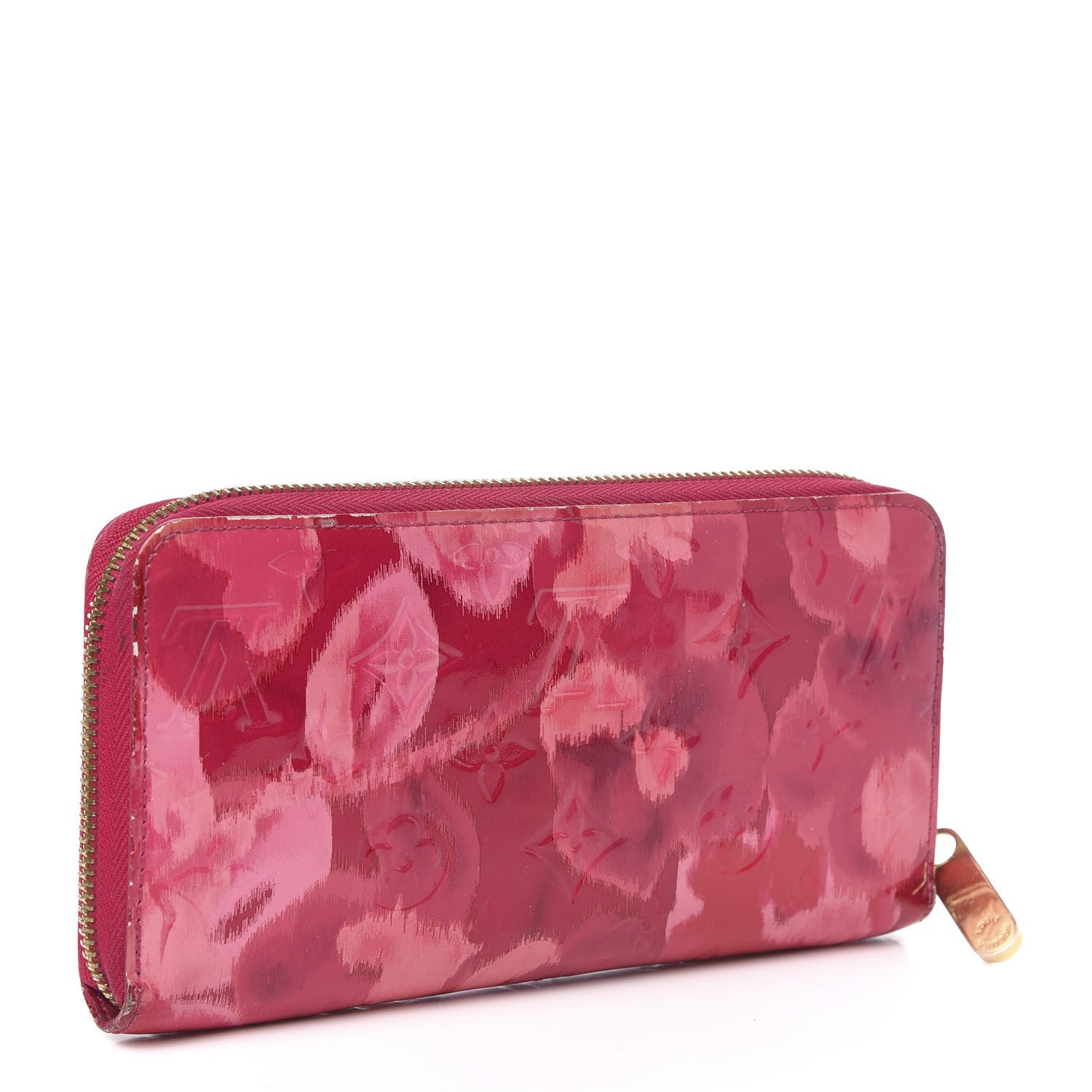 Louis Vuitton Vernis Ikat Zippy Wallet Rose Indien 3 of 10