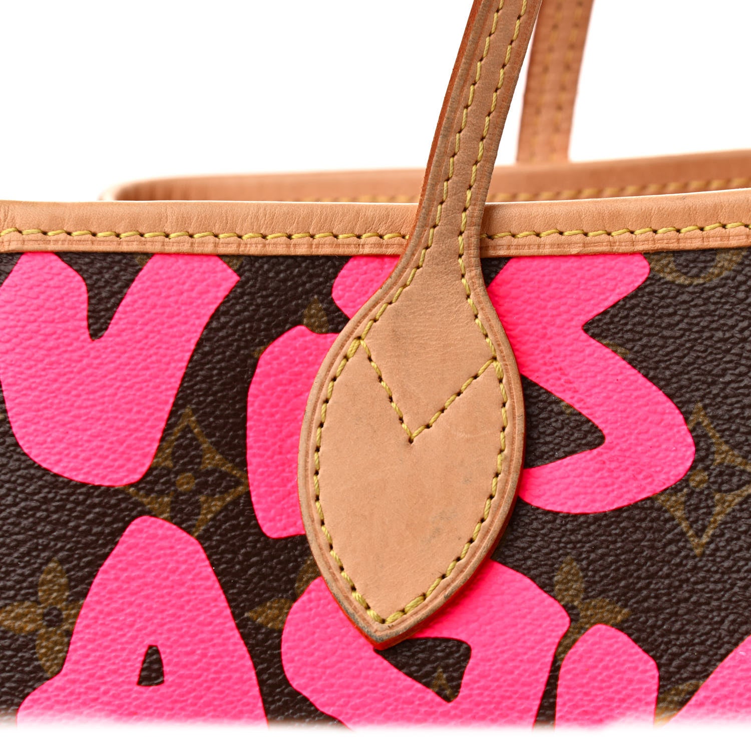 Louis Vuitton Monogram Graffiti Neverfull GM Fuchsia 15 of 20