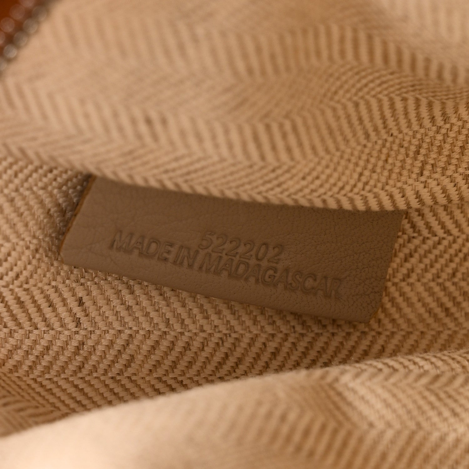 Loewe Calfskin Raffia Paulas Ibiza Pochette Bag Natural Tan 7 of 10