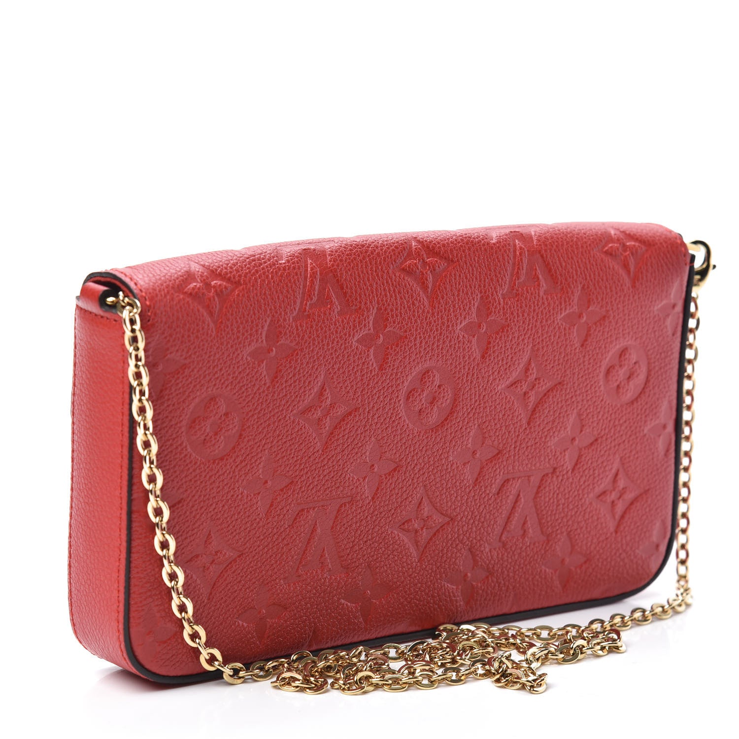 Louis Vuitton Empreinte Pochette Felicie Chain Wallet Cherry 3 of 9