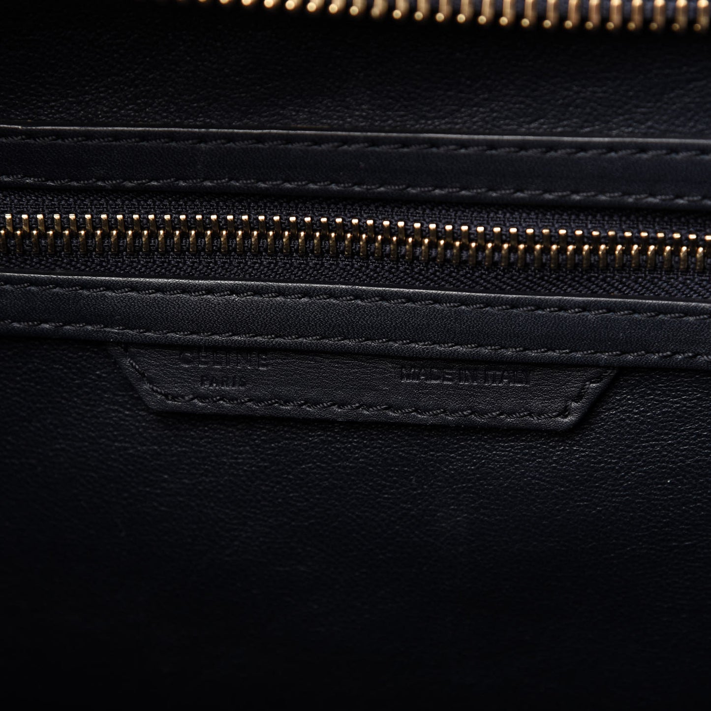Smooth Calfskin Mini Luggage Navy Blue