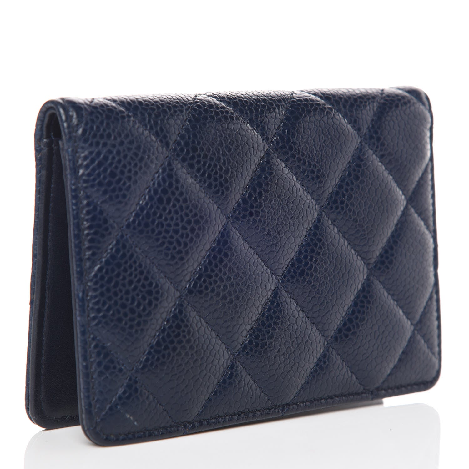 Chanel Caviar Quilted Card Holder Marine 3 of 10