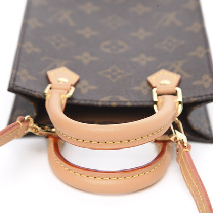 Louis Vuitton Monogram Petit Sac Plat 9 of 10