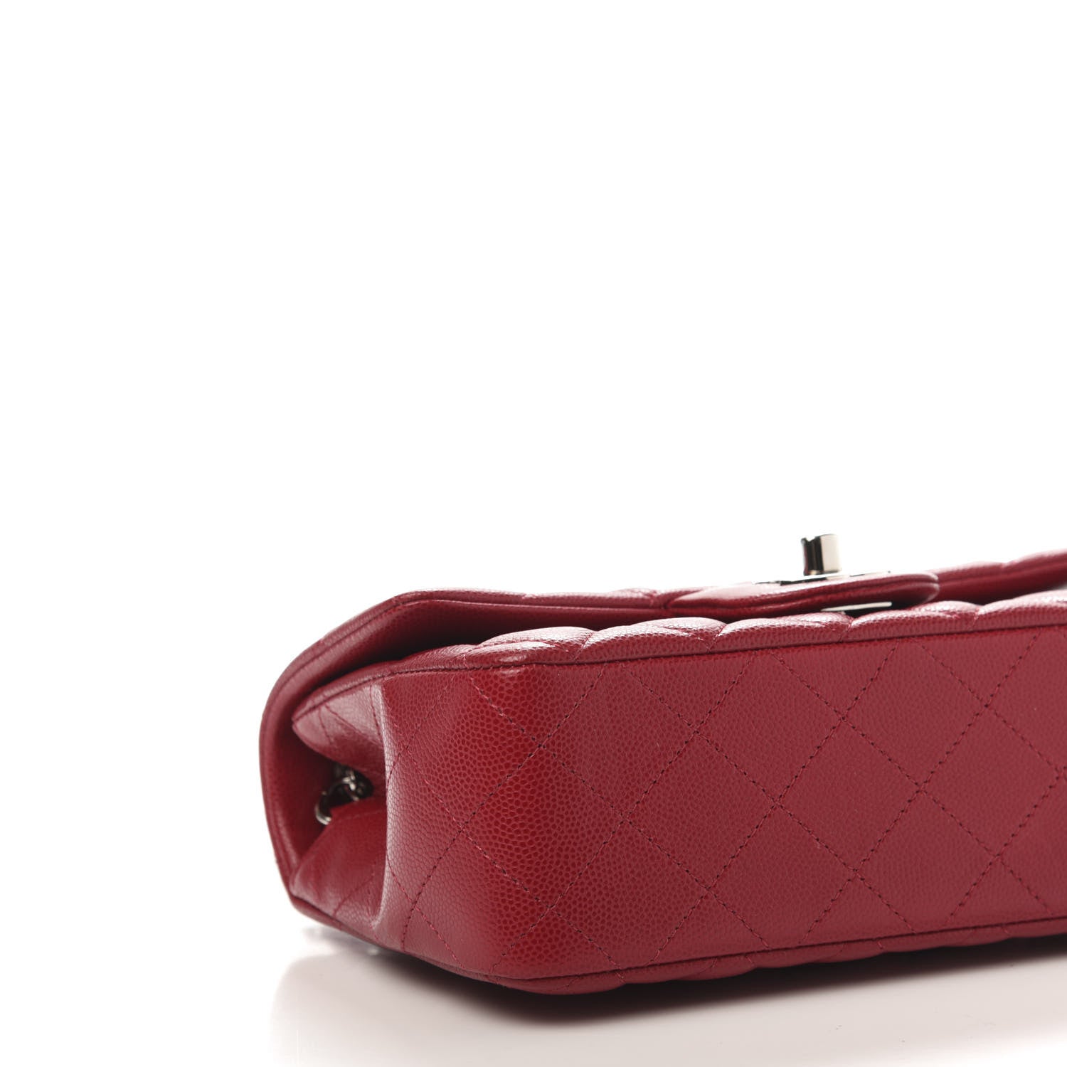 Chanel Caviar Quilted Mini Rectangular Flap Red 6 of 10