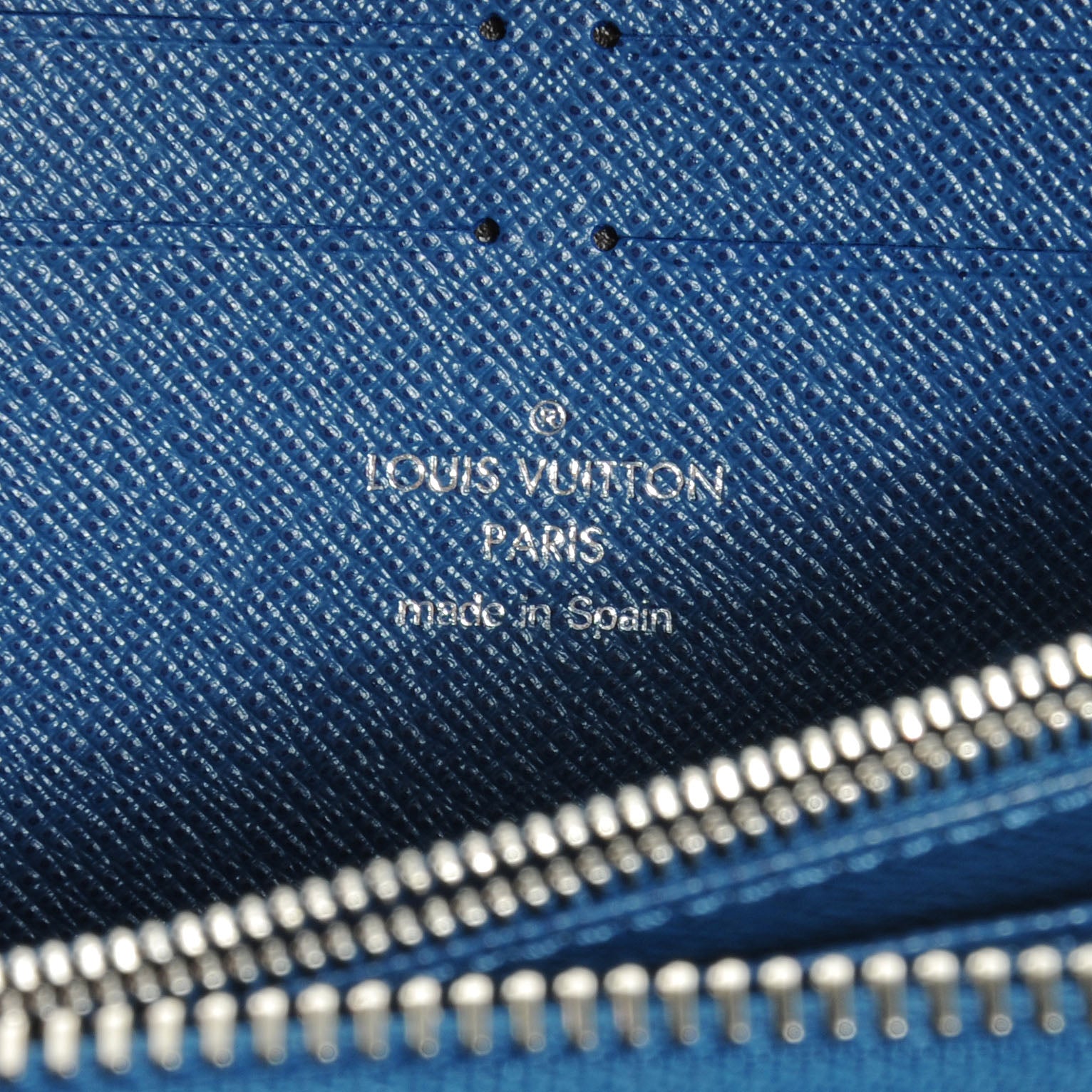 Louis Vuitton Epi Zippy Wallet Saphir 6 of 8