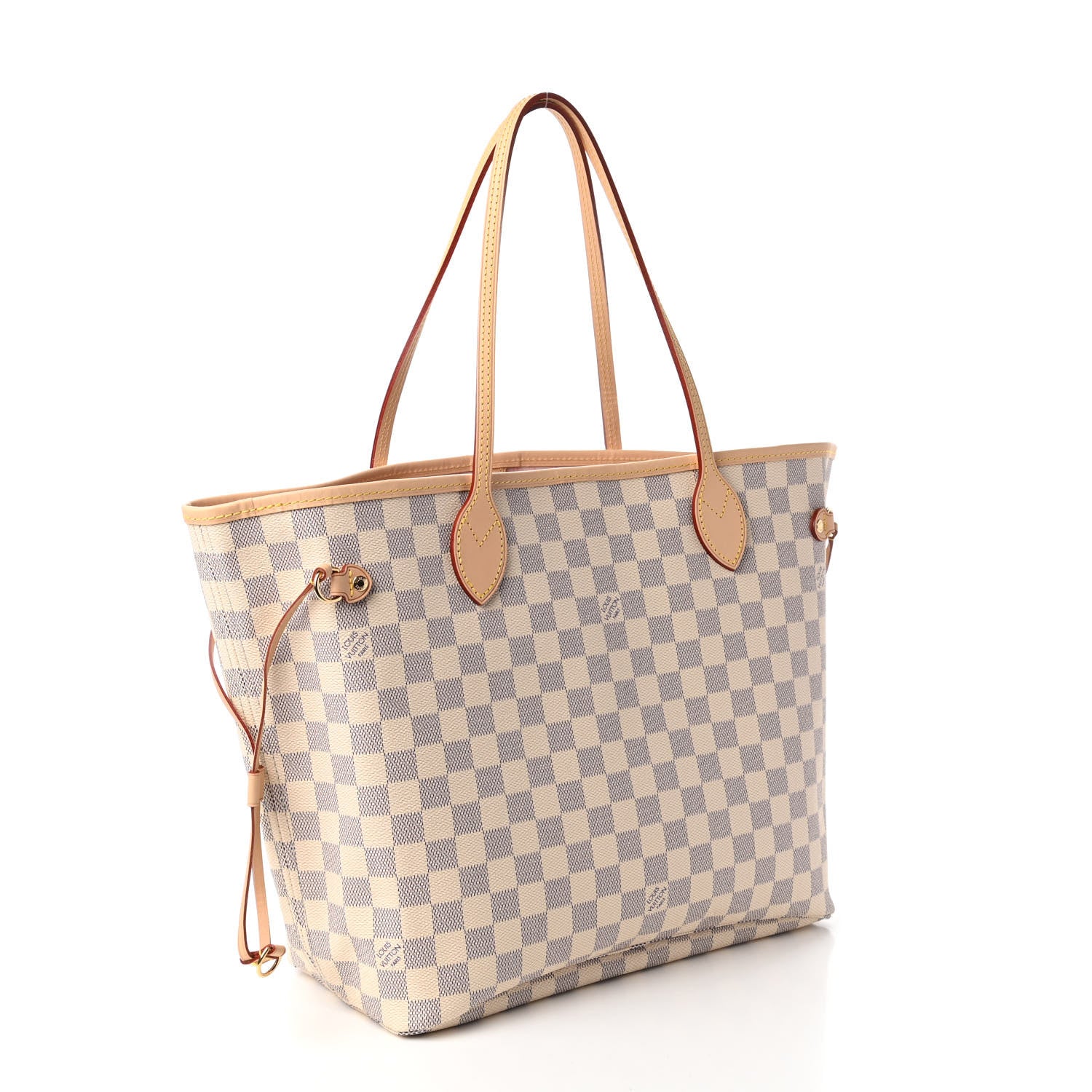 Louis Vuitton Damier Azur Neo Neverfull MM Rose Ballerine 3 of 10
