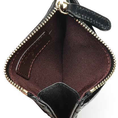 Chanel Lambskin Quilted Zip Card Holder Black 5 of 7