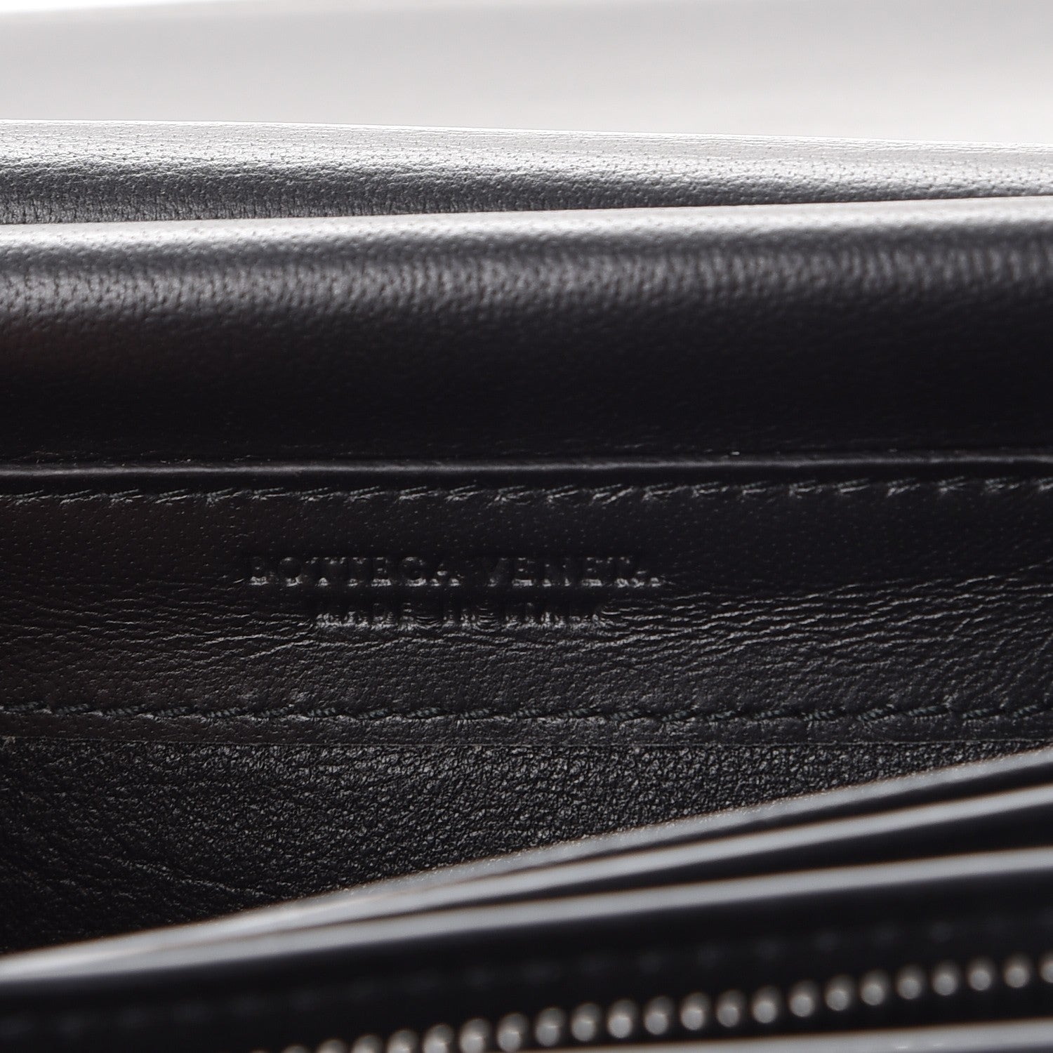 Bottega Veneta Nappa Intrecciato Continental Chain Wallet Nero Black 7 of 10