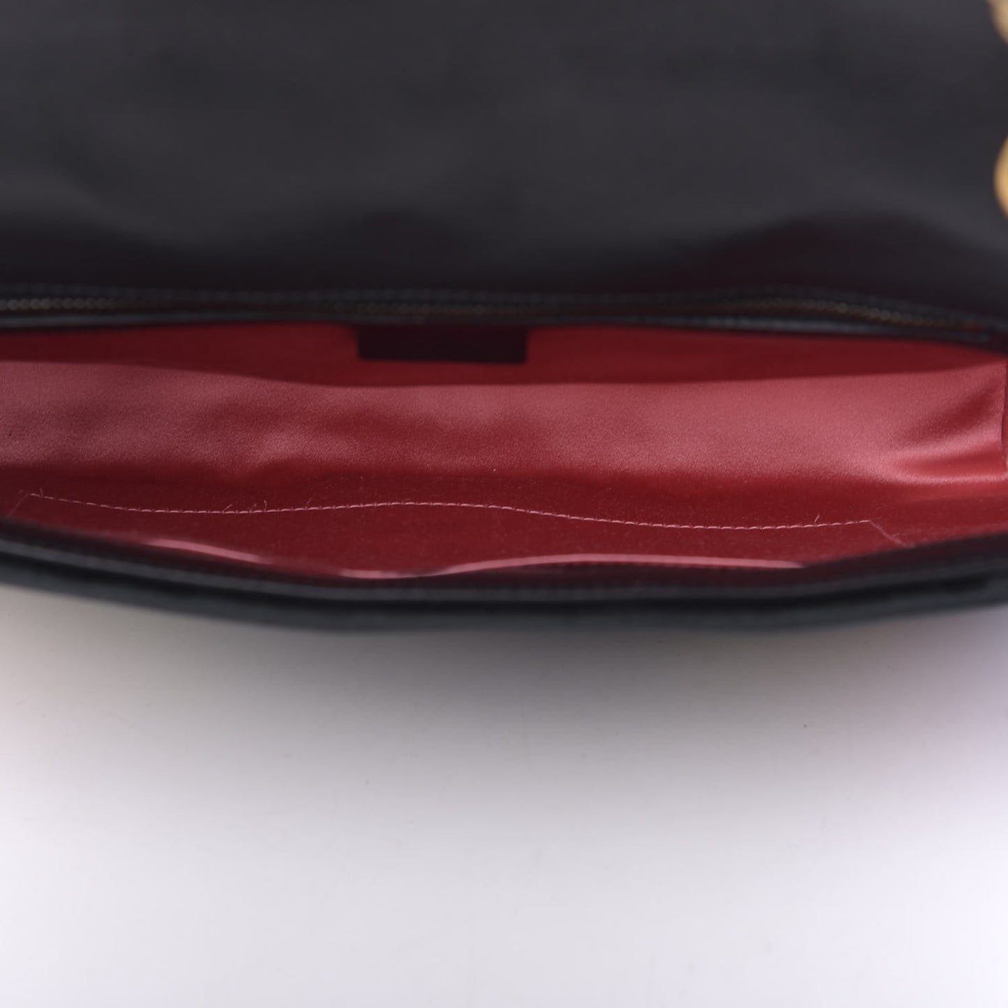 Velvet Matelasse Loved Embroidered Medium GG Marmont Shoulder Bag Black