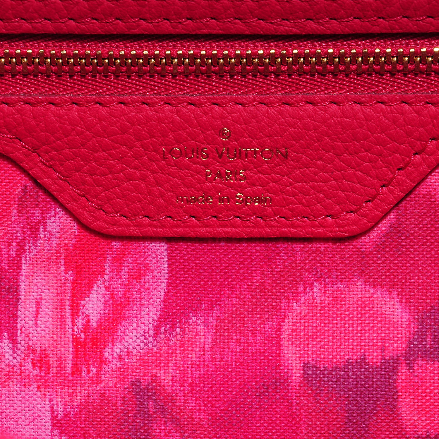 Louis Vuitton Monogram Articles de Voyage Ikat Neverfull MM Rose Indien 5 of 7