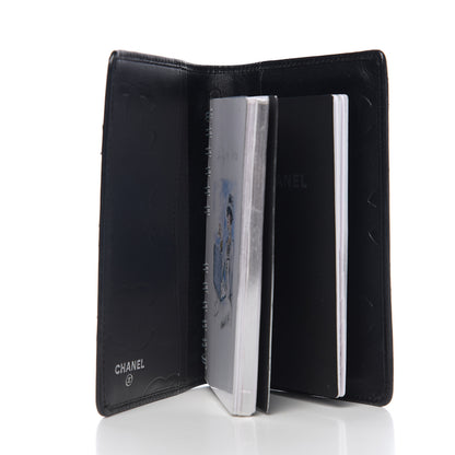 Chanel Calfskin Quilted Small Cambon Agenda Planner Black 4 of 7