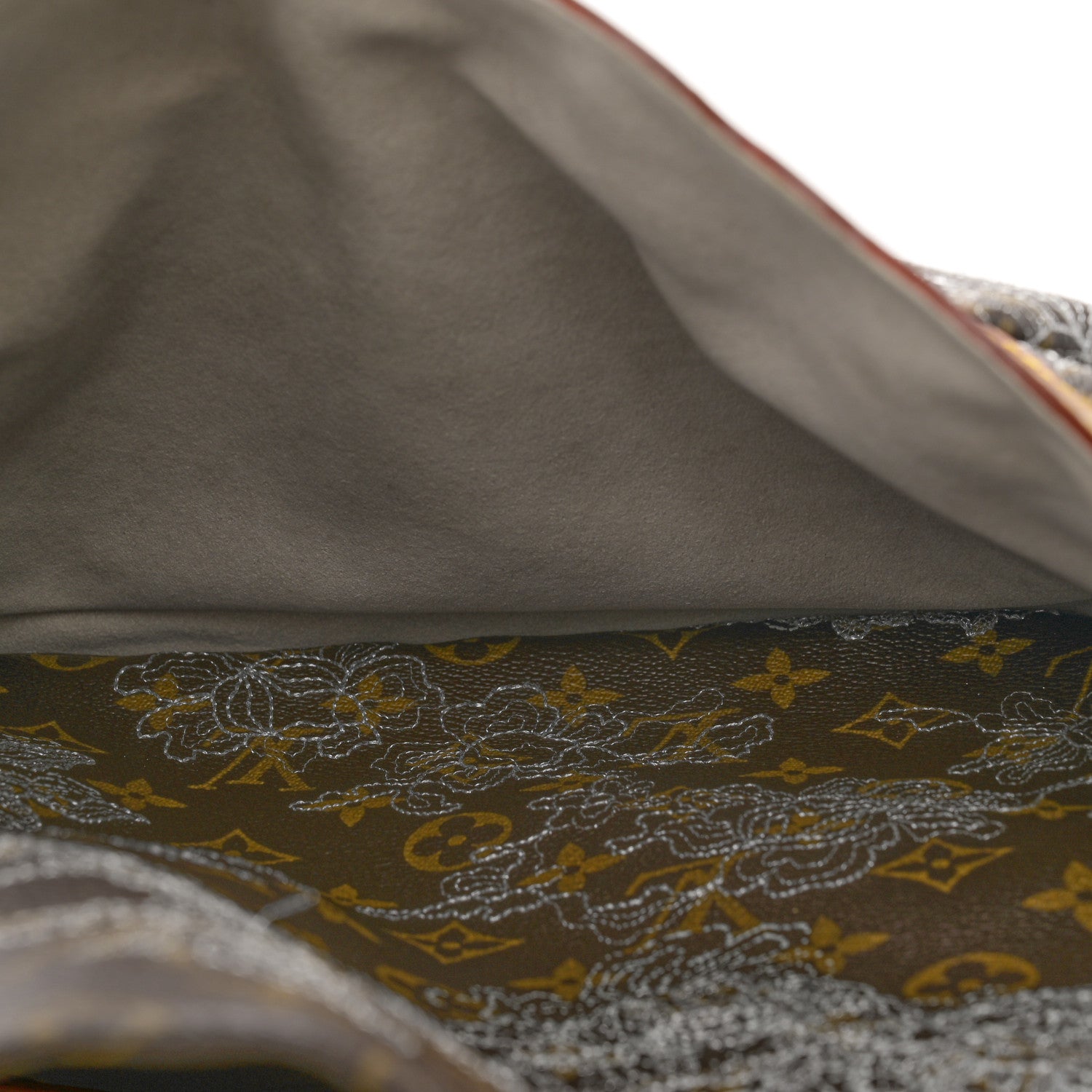 Louis Vuitton Monogram Dentelle Fersen Gold 5 of 10