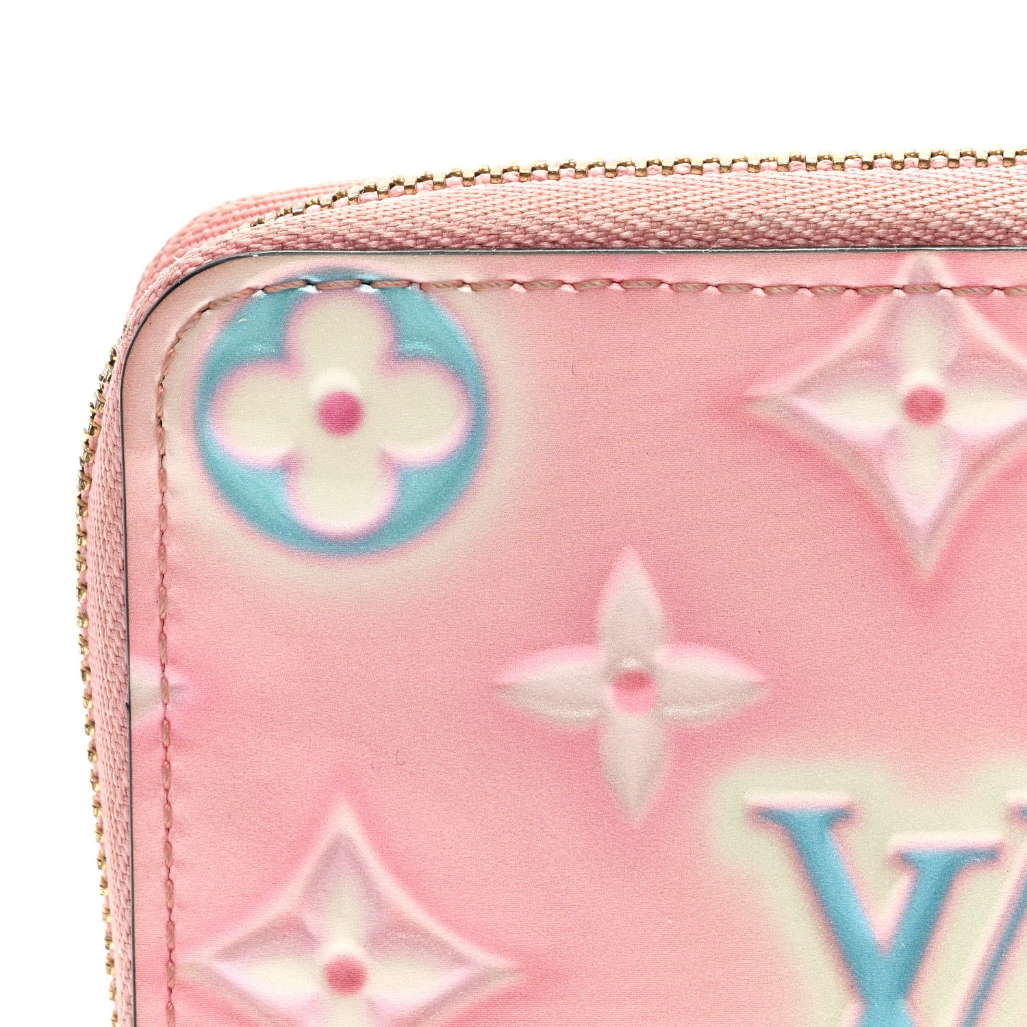 Louis Vuitton Vernis Valentine Zippy Coin Purse Light Pink Neon 8 of 8